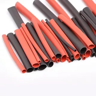 Funda Pvc Manga Termoencogible Para Cable Rojo/negro - 2mts