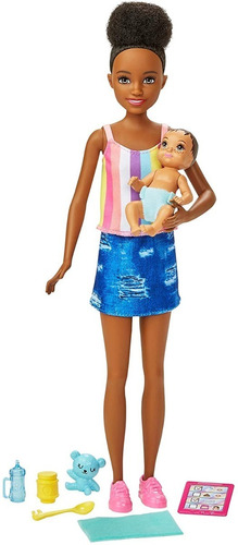 Barbie Skipper  Babysitter Niñera Con Bebe Original Mattel 