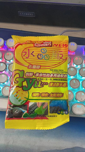 -bolsa Portátil 70g Gel Mágico Limpia Autos Quita Powder-