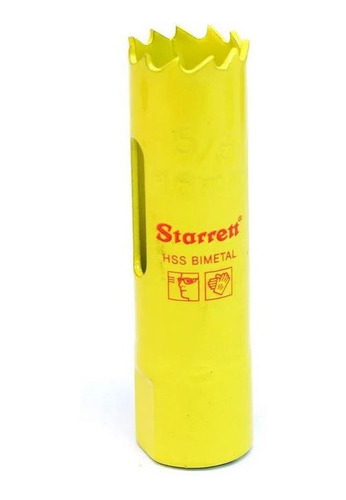 Sierra Copa Bimetal 16 Mm (5/8 ) A4  Starrett Fast Cut