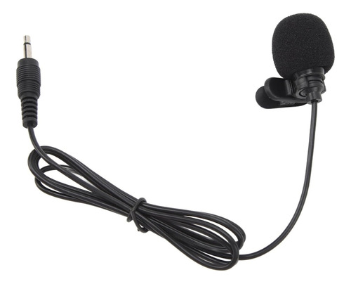 3 Pz Mini Microfono Plug 3.5 Mm Color Negro Con Solapa