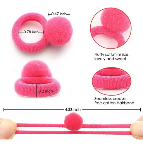 120 Pcs Mini Ligas Pelo Bandas Elásticas Para El Cabello Etc