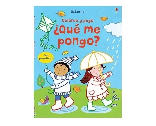 Libro Infantil De Pegatinas: Que Me Pongo