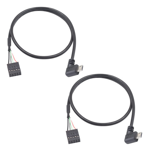 Duttek Cable Micro Usb A Cabezal De Placa Base, Cabezal Usb