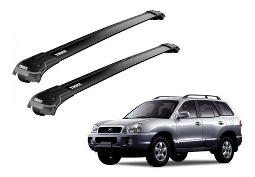 Barras Thule Hyundai Santa Fe 00-05 Re / Wingbar Edge Black