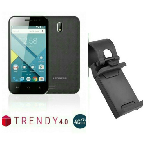 Celular+soporte Smartphone Quadcore Dual Sim Tri-banda Negro