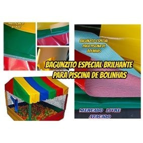 Lona Bagunzito Para Forrar Tabuas De Piscina Kit C/6.40 Mts