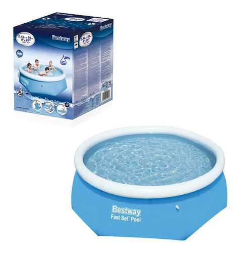 Piscina Inflável 3600l Bestway + Bomba + Capa + Forro