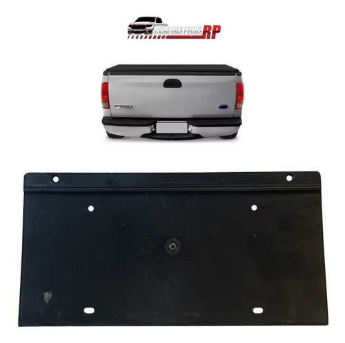 Suporte Placa Traseiro F-250 F-350 F-4000 1999 Até 2007