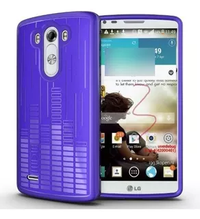 Funda Para LG G3 Protectora Resistente Ligera Color Purpura