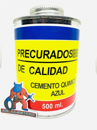 Cemento Químico Azul 500ml P/reparación De Llantas 10 Pzas