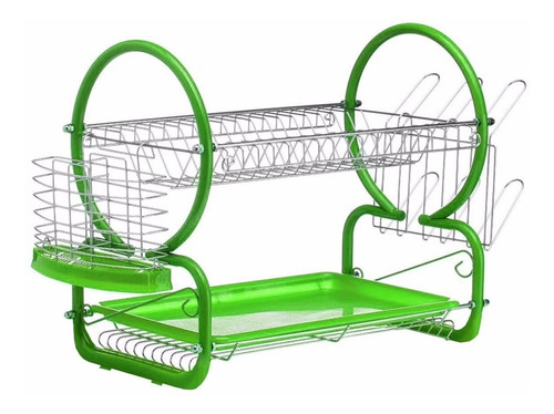 Escurridor Dubai 2 Niveles 20  - Verde - Es9323