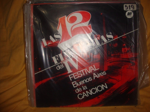 Vinilo Las 12 Finalistas Del 4 Festival Bs As De La Canc M3