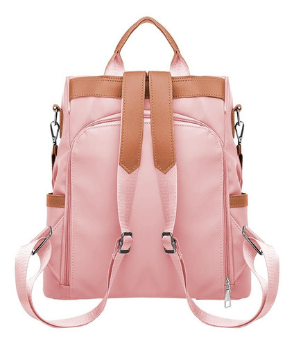 Mochila de trabajo para mujer, práctico cierre antirrobo, color rosa claro
