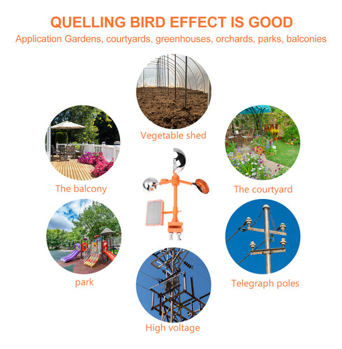 Para Wind Bird Reflector