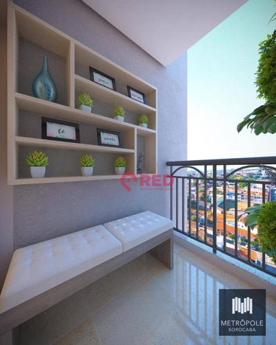 Imagem 9 de 15 de Apartamento Com 2 Dormitórios À Venda Por R$ 189.990,00 - Edifício Belíssimus - Sorocaba/sp - Ap0302