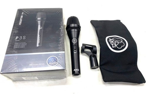Microfone Profissional Dinâmico Akg P3s Novo Original