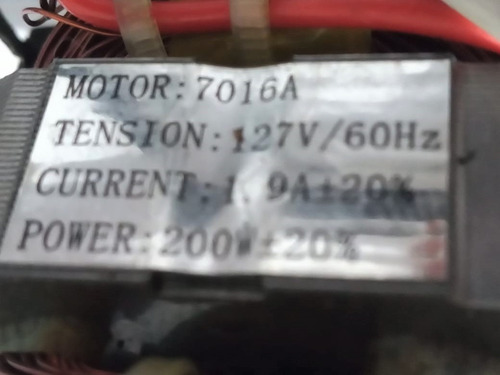 Motor Completo Mod: 7016a Sacado De Licudora Taurus. (Usado)