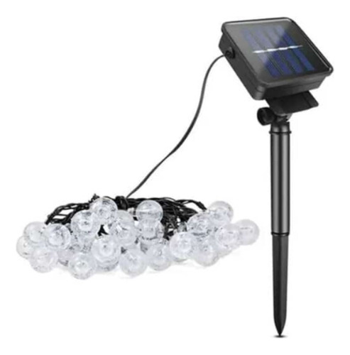 Guirnalda Guía 50 Bombitas Led - 6,5mts - Solar -