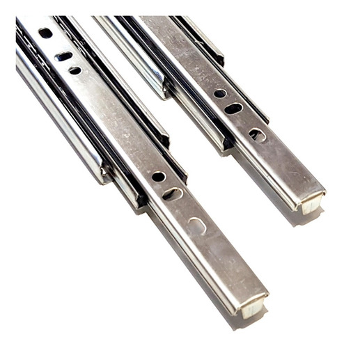 Correderas Telescopicas 25cm Guia Cajon 8 Und Carga 20kg