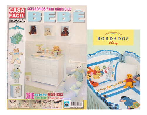 Revistas De Artesanato Bordados Para Bebês E Disney