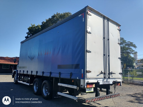 Imagem 6 de 25 de Mercedes Benz 1318 Ano 2010 Baú Sider Truck