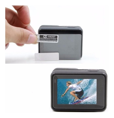 Lcd Cristal Templado Para Pantalla De Gopro Hero 5