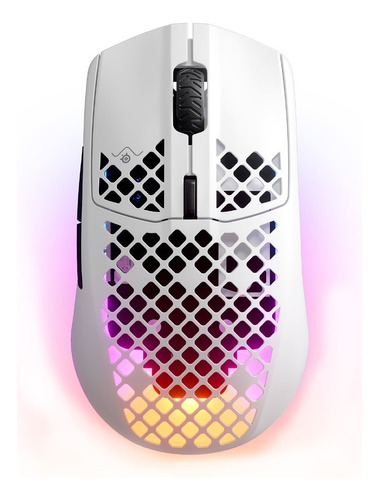 Mouse 
gamer de juego inalámbrico recargable SteelSeries  Aerox 3 Wireless snow