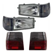 Comprar Kit 2 Ópticas.2 Faros De Giro.2 Faros Traseros Fiat Uno Fume