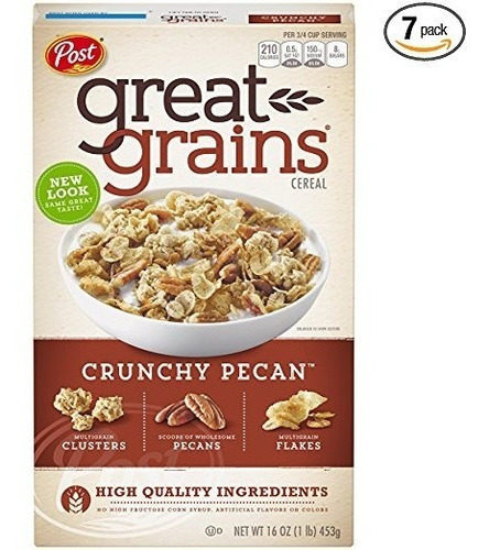 Mensaje Great Granos Crujiente Pacana Cereales De Grano Ente