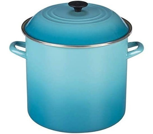 Olla De Acero Esmaltado Le Creuset, 16 Qt., Caribe