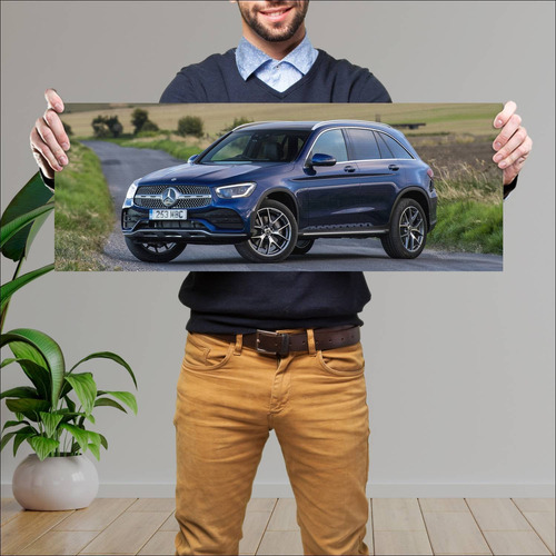 Cuadro 30x80cm Auto 2020 Mercedes Benz Glc Class 420