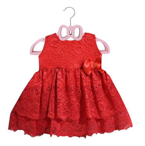 vestido de renda para bebe