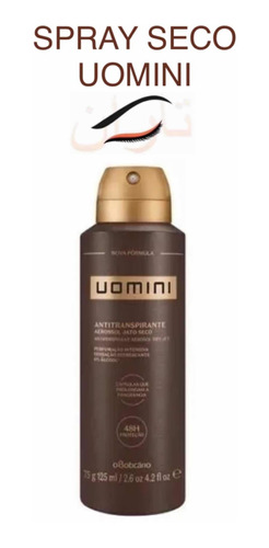 Uomini Desodorante Antitranspirante Aerossol 75g/125ml