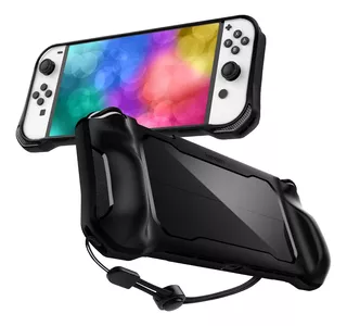 Spigen Rugged Armor Designed For Nintendo Switch Oled Model.