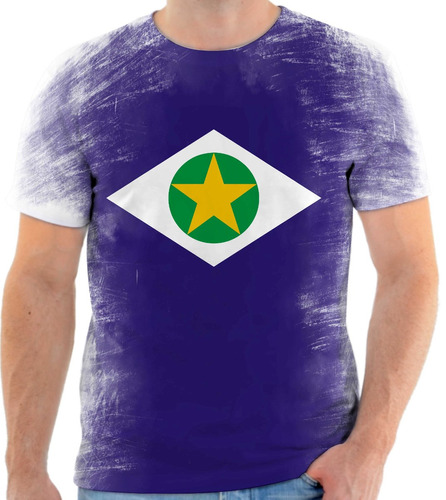 Camiseta, Camisa Estado De Mato Grosso Bandeira.