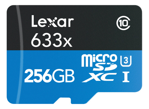 Tarjeta De Memoria Microsd 256gb Lexar 633x