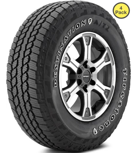 Paq 4 Llantas Firestone Destination A/t2 265/75r16 114t Sl