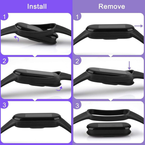 Correa Para Xiaomi Mi Band 5/6, Silicona Reloj De Recambio