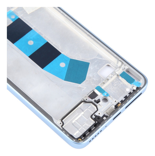 Pm Carcaça Frontal Azul Com Moldura Lcd Para Xiaomi Redmi