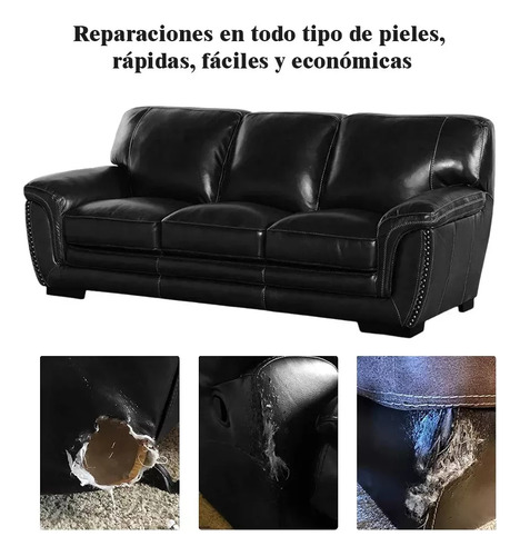 Cinta De Reparación Autoadhesiva De Cuero De 50 X 137 Cm, 2