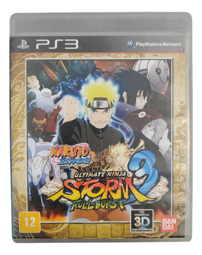 Naruto Shippuden Ninja Storm 3 - Fisico - Ps3