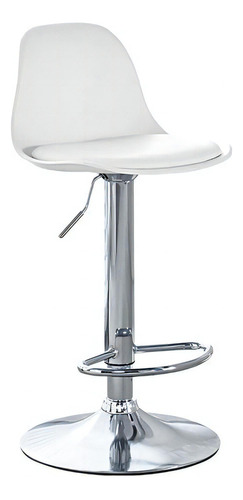 Set De 2 Bancos Tipo Eames Color Blanco Marca Homeasy Acabado de la estructura Metal