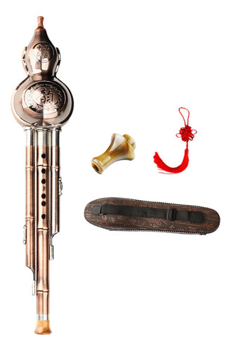 Instrumento De Flauta Hulusi Llave B Cobre Adulto
