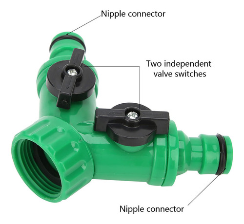Navidad Conector En Forma De T Divisor De Agua De 3 Vías