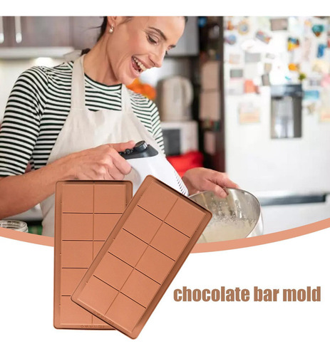 Molde Para Hacer Barras De Chocolate Molde De Silicona Para
