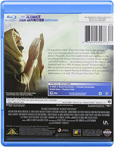 La Mayor Historia Jamás Contada Blu-ray Importación De Ee Uu