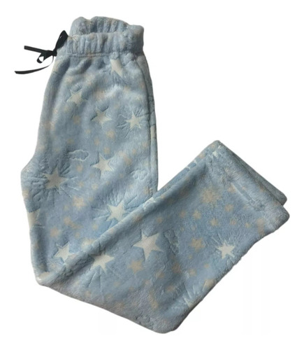 Pantalon Pijama Soft Polar Simil Peluche Luminoso Mujer Ch