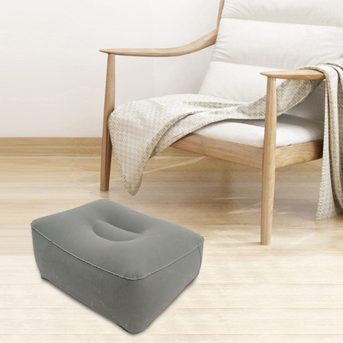 Reposapiés Almohada Escritorio Reposapiés Taburete Gris