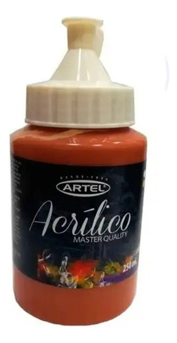 Pintura Acrilica Artel 250 Ml Color Siena Natural 663